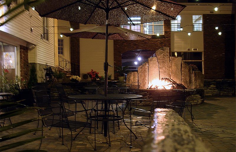 Courtyard   night